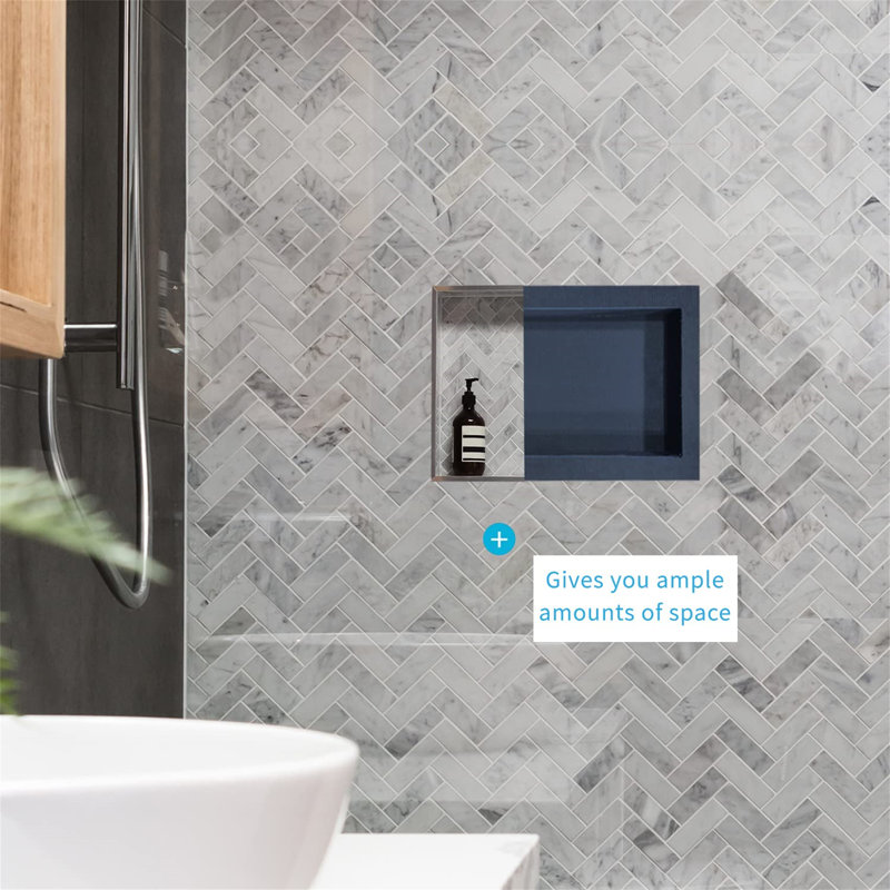 Shower Niche Waterproof Storage