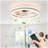 Ceiling Fan With Lights Dimmable LED