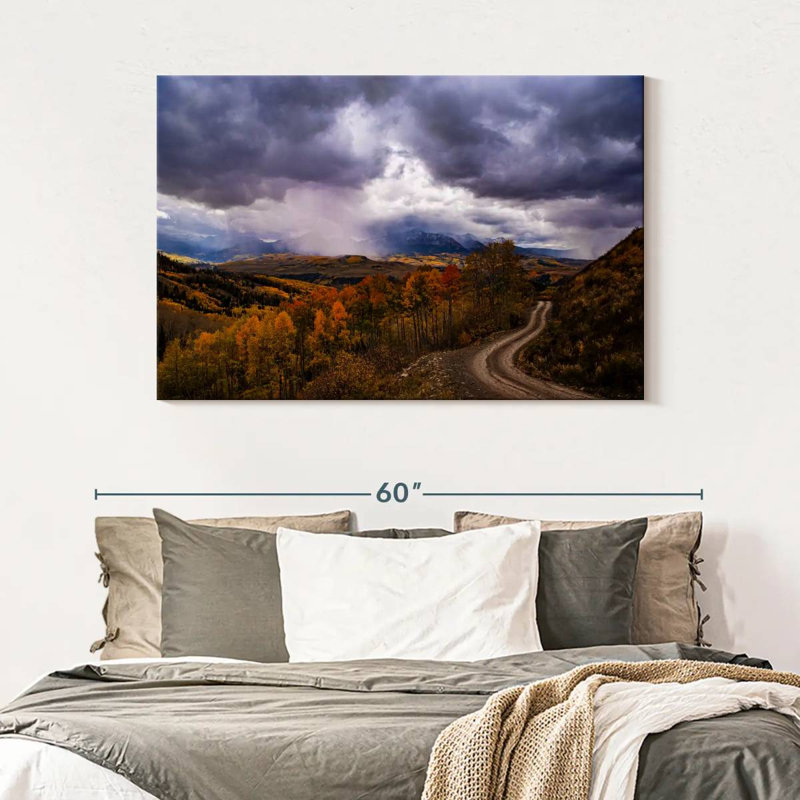 Roadside Aspen Trees, 32" H x 48" W