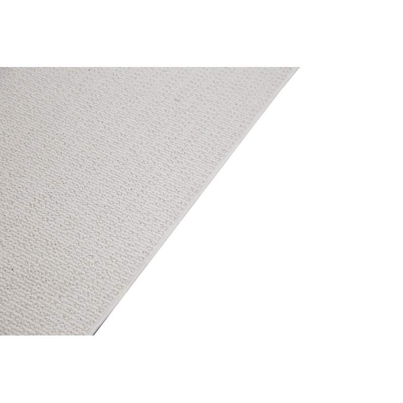 Iconic Ivory Cream Area Rug, Hexagon 12'