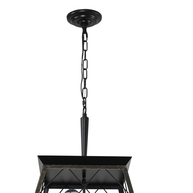Yoandra 4 - Light Geometric Pendant, Antique Golden