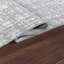 Tapis gris / ivoire lavable à la machine Frances-707814515