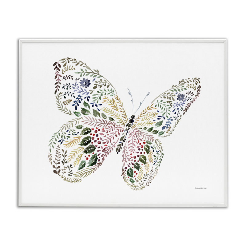  Art floral giclée par Danhui Nai, H 11 po x l 14 po, Giclée encadrée blanc bord de mer