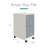 Krahn 14.25'' Wide 2 -Drawer Mobile Steel File Cabinet-1428657171