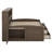 Full Size Wood Daybed with 2 Bedside Cabinets, Upper Shelves and 4 Drawers-96158819