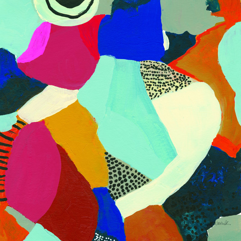 «Inclination Crop» par Cheryl Warrick - reproduction, H 36 po x l 36 po, Toile tendue