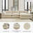 Elyza Upholstered L-Shaped Sectional-87462804-82260084
