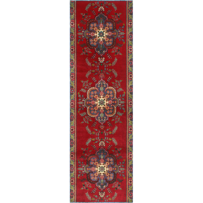 Khrystopher Distressed Husayn Red Runner