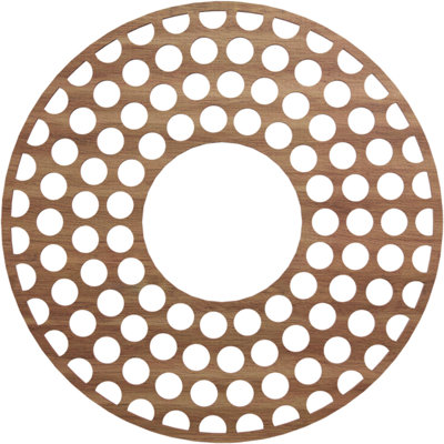 Médaillon de plafond 20 po x 7 1/4 po x P 3/8 po Fink