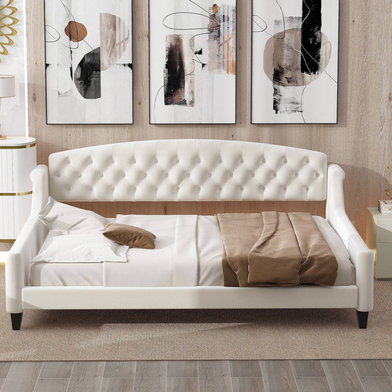 Lit de jour Modern Luxury, Beige, Complet/Double