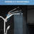 2-In-1 High Pressure Rainfall & Handheld Shower Head Set, 8" Rain Shower With 10 Modes Handheld