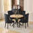 Black Ring Back Chairs#4 is out of stock