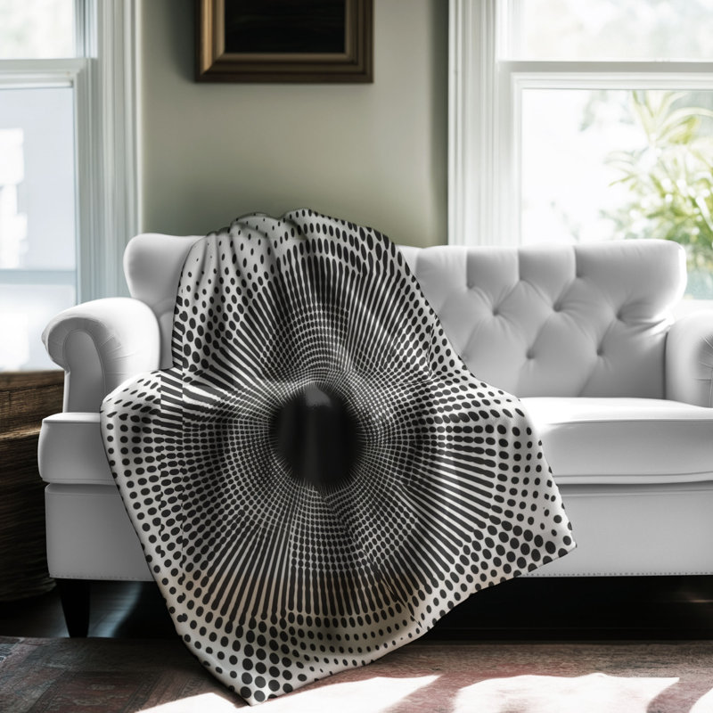 Cyber Grid - 1 Piece Premium Blanket, Queen