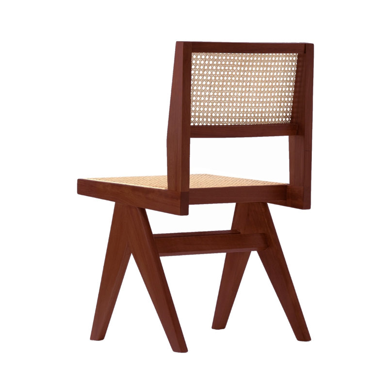 Chaise d'appoint Aminatou, Noyer
