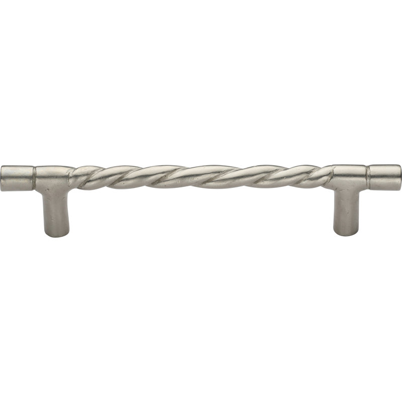 Rope Kitchen Cabinet Pull, White Bronze, 3 ¾"