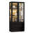 Display Cabinet With Led Lights, Curio Storage Cabinet With Acrylic Doors & 2 Drawers, 67" Bookcase Display Case For Collectibles, Human Body Sensor, Home Office, Living Room, Black