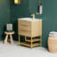 Meuble-lavabo 24 po Carre