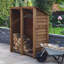 Tangier 150cm W x 74.5cm D Solid Wood Log Store-36319143