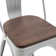 Linzy 33.5'' H Metal Stacking Side Chair