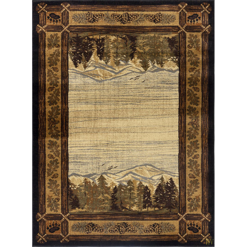 Nature's Nest GC_CBL3009  2 Ft. 7 In. X 7 Ft. 3 In. Lodge Area Rug, Runner 2'7" x 7'3"