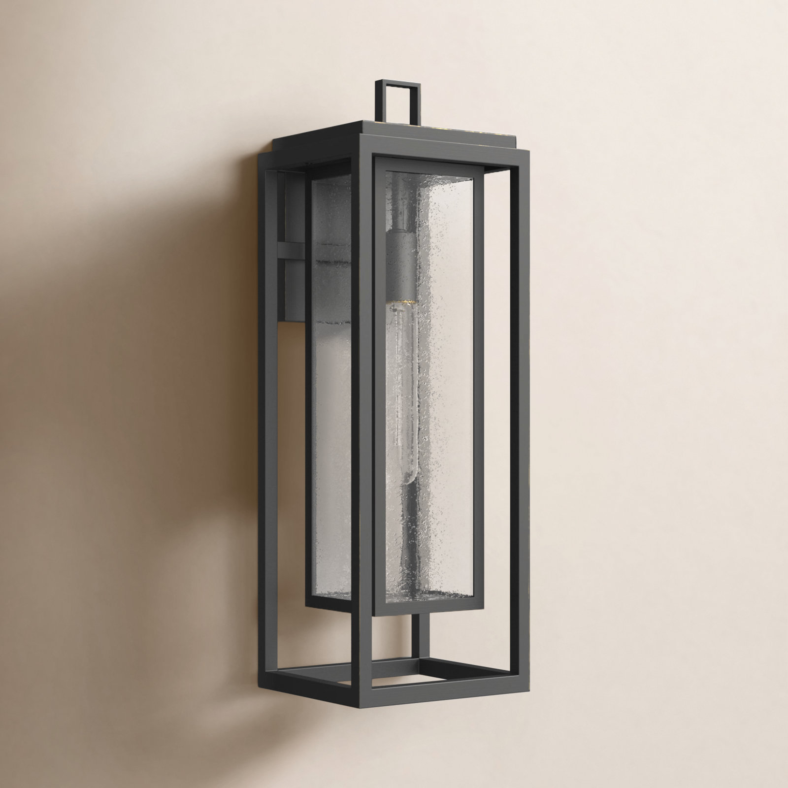 Gannett Outdoor Wall Lantern, 20" H x 7" W x 7" D, Oil Rubbed Bronze