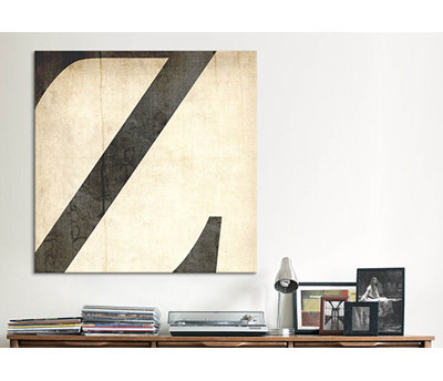 « blanchi », art textuel sur toile