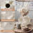 Cream Color Ceramic Vase For Modern Home Decor, Ceramic Coral Flower Vase For Nordic Art Pampas Grass,Boho Decor Donut Centerpiece Vases For Coffee Table Office Bookshelf Living Room Decor(1PS)