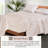 Floral Patterned Combed Cotton Four-Piece Bedding Set, Large Size, Cool, Soft, And Durable, With 16-Inch Deep Pockets, Fits A Single Spring Mattress.