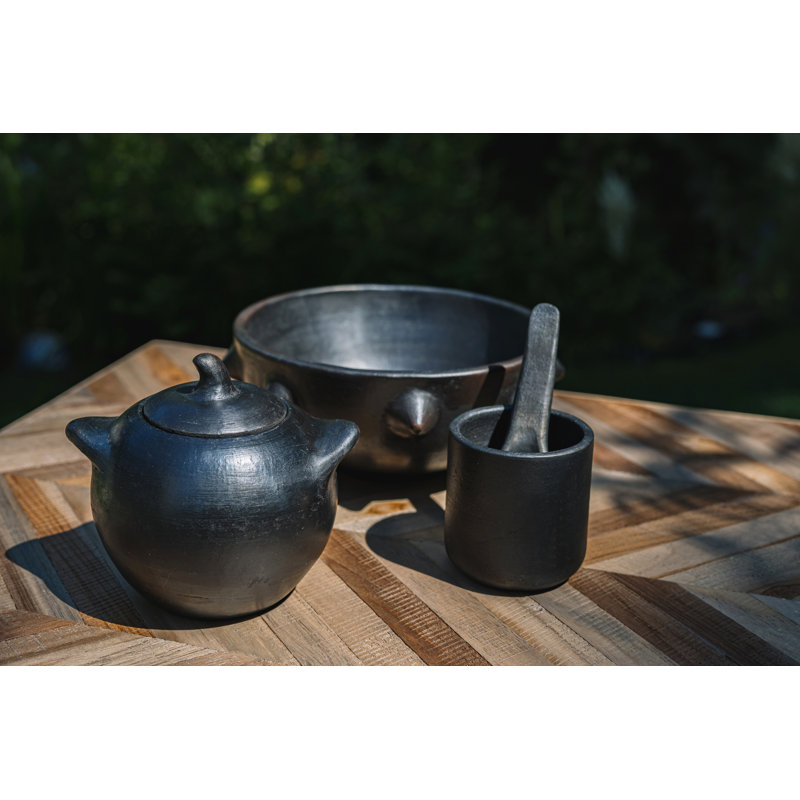 Earthenware Jar, 10" H x 8" W x 13" D