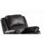 Fauteuil inclinable en cuir synthétique noir