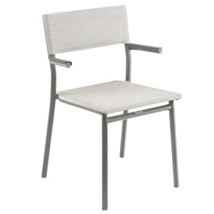  Stacking Patio Dining Armchair