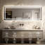 Miroir de meuble-lavabo à DEL 3 couleurs-1085648364
