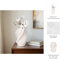 Vase Minze Murano, imprimé en 3D, blanc-1501585302