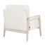 Fauteuil d'appoint en chenille crème avec rembourrage de 30,5 po de profondeur et 29,5 po de largeur-144502167
