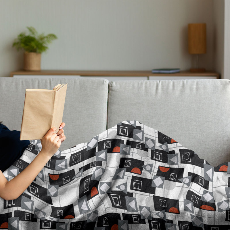 Hand Woven Throw Blanket, 50" x 60"