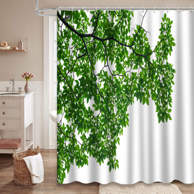 Rideau de douche Green Leaf