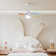 Ceiling Fan DC With LED Light Bluetooth Speaker Remote Control