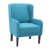 Mélange de polyester bleu sarcelle