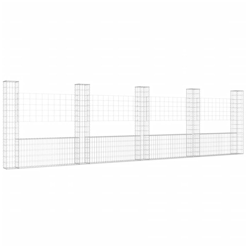 Anchita 80cm H x 170cm W Fence Panels, 150cm H x 500cm W x 20cm D