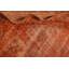 Orange Wool Anatolian Distressed Turkish Rug 4x7