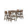 Lyan 5-Piece Wood Counter Table Set