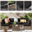 Ensemble de housses de coussin d'extérieur 14 po 14 pièces, seulement 14 housses-1048338587