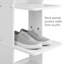 Range-chaussures 7 rangées, 7 paires, range-chaussures étroit avec crochets-1113988840-1110997339