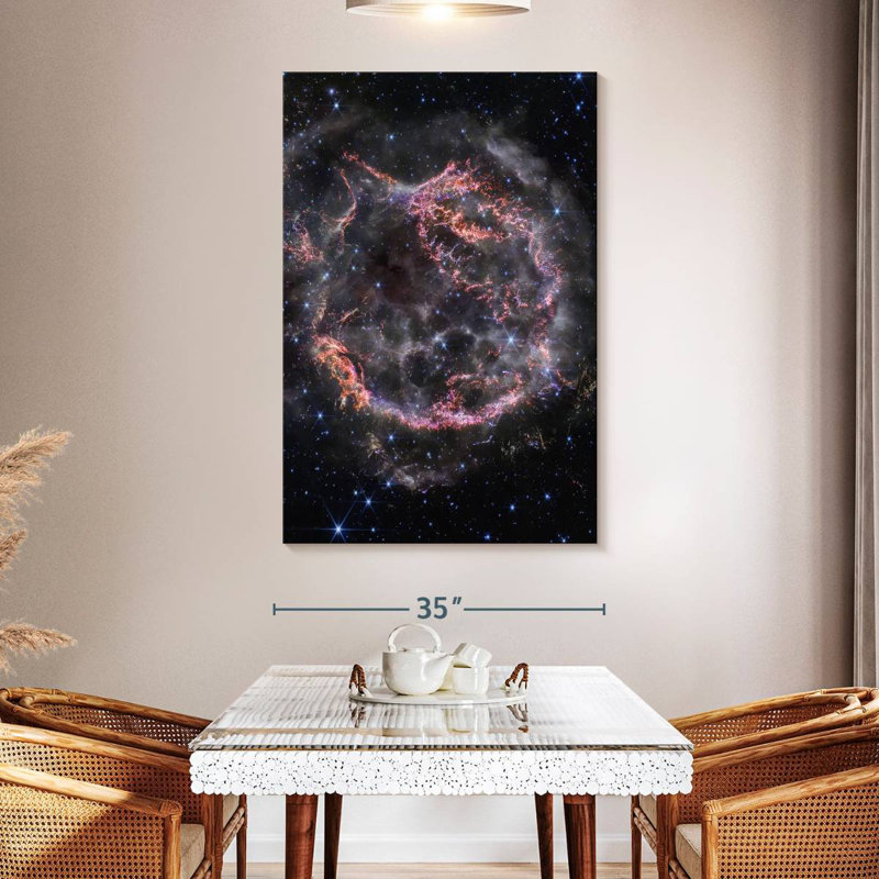 Oberle Cassiopeia A - NIRCam Image, 51" H x 34" W