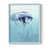 Blue Single Picture Framed
