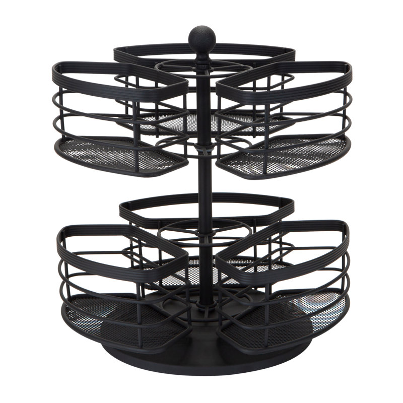 Welliver Metal 6 Compartment Makeup Organizer