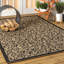 Tapis intérieur / extérieur noir / kaki Haggerty-204056121