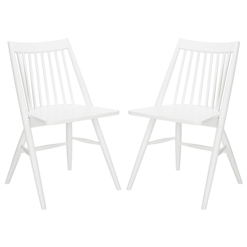 Chaise de salle à manger H 19 po Botti, Blanc