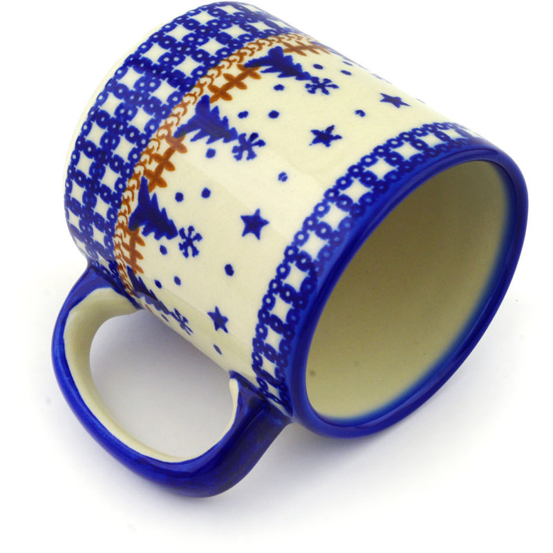 Winter Snow Stoneware Coffee Mug