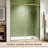 56-60 in. W x 72 in. H Semi-Frameless Double Sliding Shower Door with 1/4 in. Tempered Clear Glass-114500380